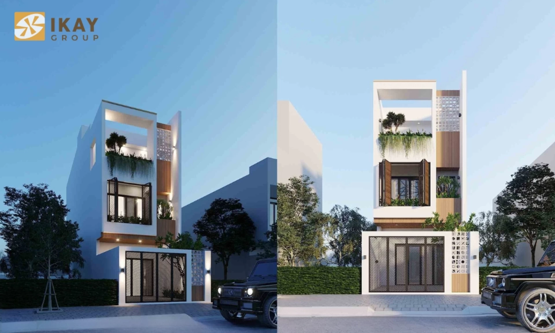 Mẫu nhà 3 tầng đẹp tại Đà Nẵng năm 2023 - 2024