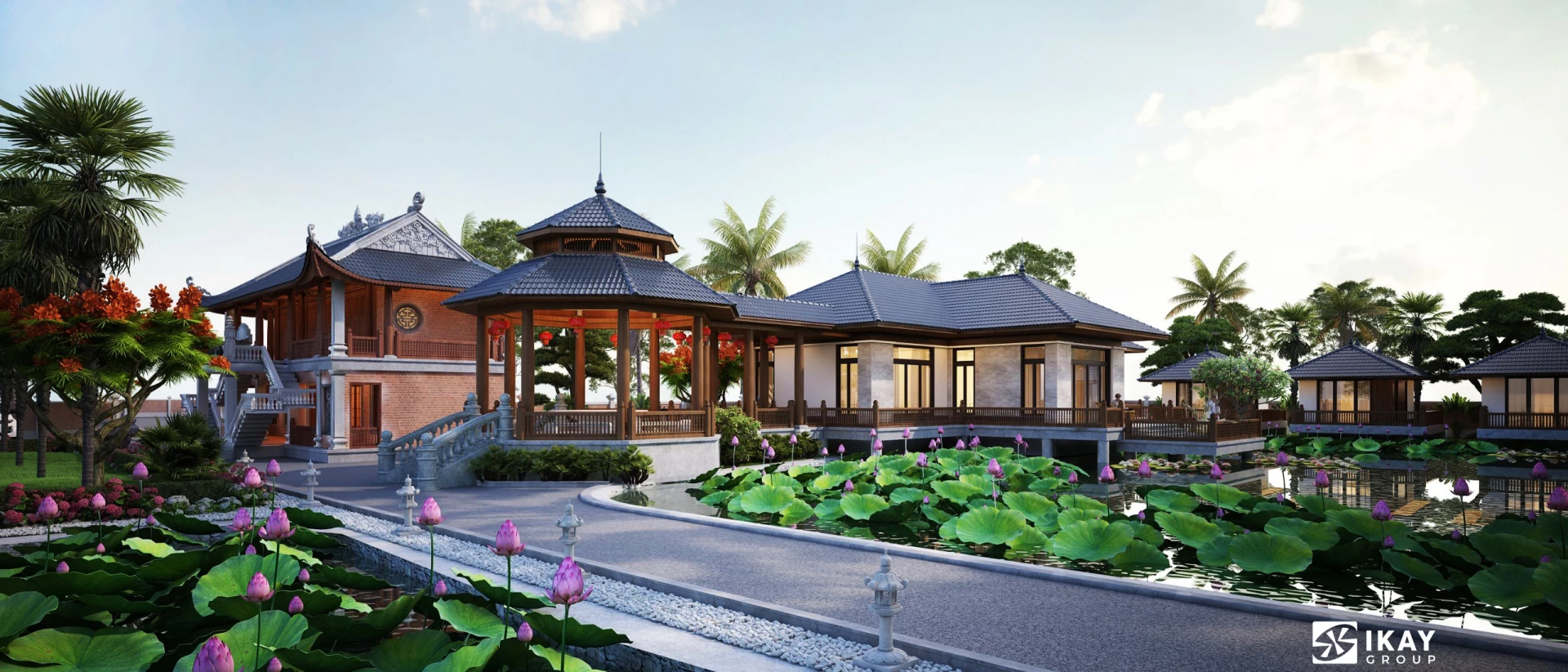 Dự án thiết kế kiến trúc homestay hồ câu thư giãn cho mr. Khôi tại Hà Nội