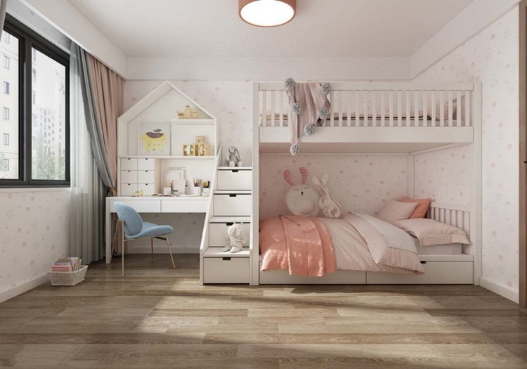 Chất liệu giường tầng cho bé đảm bảo tiêu chí an toàn