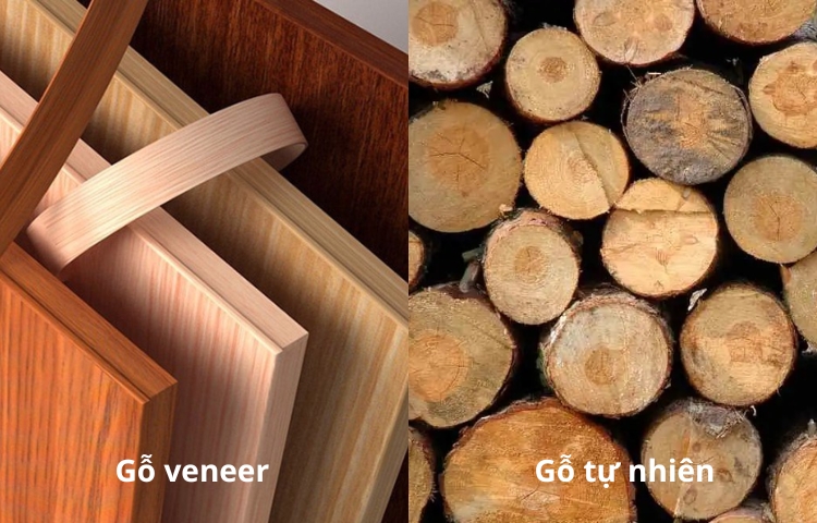 Phân biệt veneer và gỗ tự nhiên