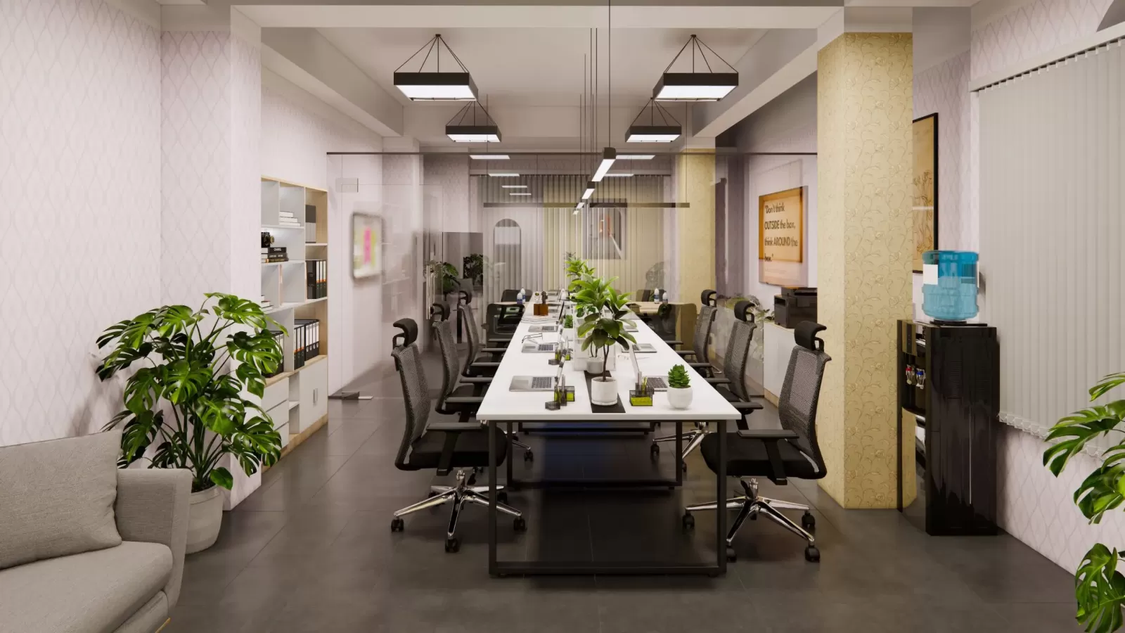 8 mẫu thiết kế nội thất văn phòng siêu đẹp năm 2021 ⋆ Nội Thất DTF