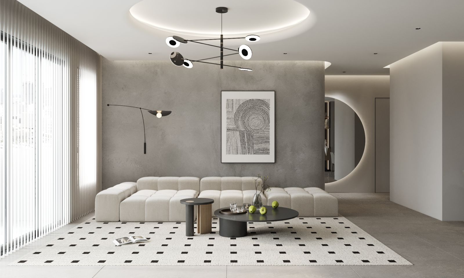 Thiết kế nội thất chung cư hiện đại tối giản